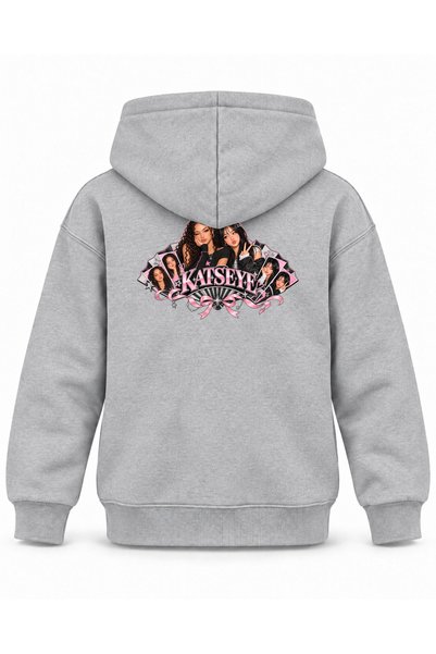 SVART WEAR Katseye Open Fan Character Printed Children's Hooded Sweatshirt