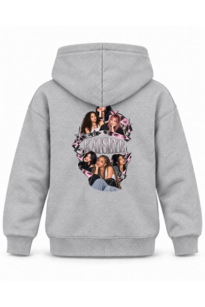 SVART WEAR Katseye Mosaic Eye Portrait Printed Children's Hooded Sweatshirt