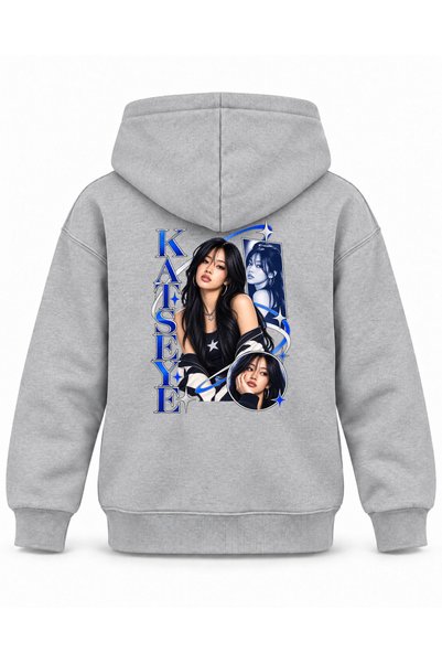 SVART WEAR Katseye Double Rainbow Graphic Printed Kids' Hooded Sweatshirt