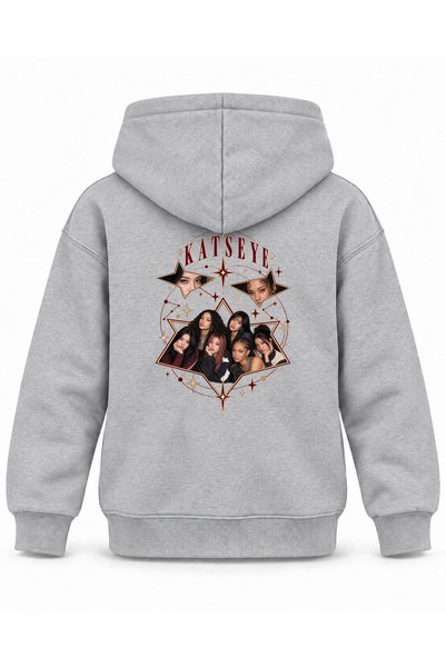 SVART WEAR Katseye Sky Map Archive Printed Children's Hooded Sweatshirt
