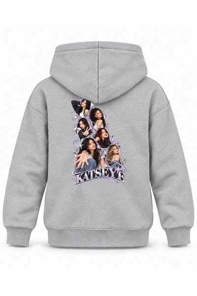 SVART WEAR Katseye Mirror Pieces Stage Printed Children's Hooded Sweatshirt