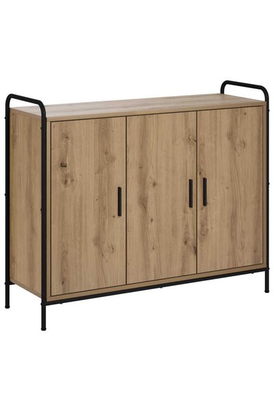 vidaxl Bufet Stejar Artizanal 97 x 33 x 81 cm Lemn prelucrat