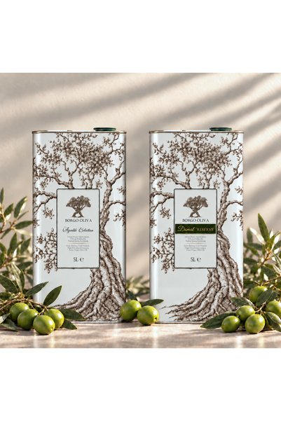 Borgo Oliva Ayvalık Selection x Domat Reserve Erken Hasat, Soğuk Sıkım, Yükse...