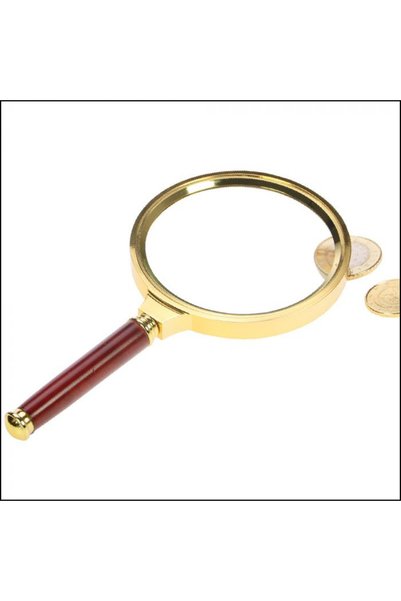 safe Lupa cu marire de 3x rama metalica aurie Gold Edition XL