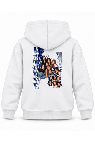 SVART WEAR Katseye Stage Curtain Editorial Printed Children's Hooded Sweatshirt