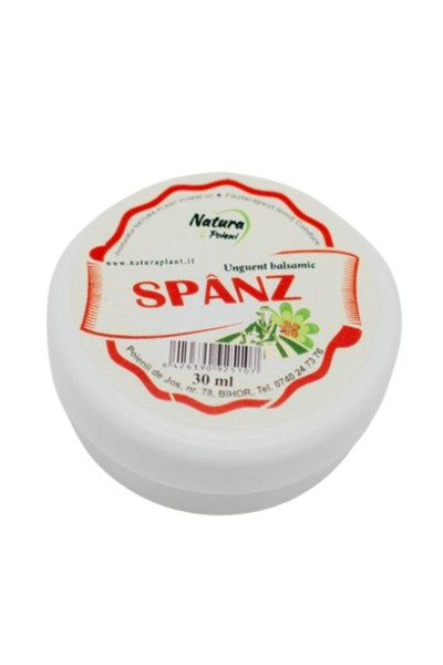 Natura Plant Unguent Balsamic cu Spanz - Poieni, 30 ml