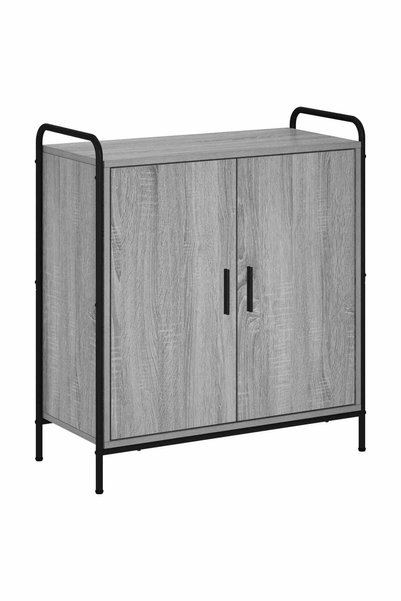 vidaxl Bufet Sonoma gri 97 x 33 x 81 cm Lemn prelucrat