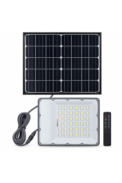 Sunlight Güneş Enerjili Çift Taraflı Şarjlı Solar Led Projektör 400 Watt Kuma...