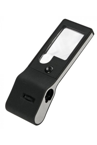 safe Lupa cu lumina UV si LED marire de pana la 10 x pentru bancnote