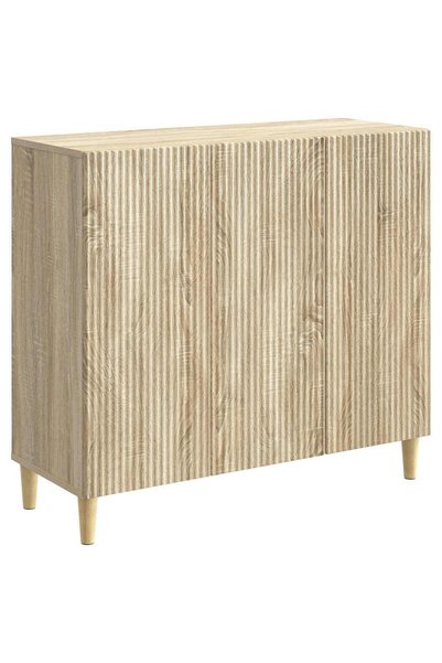 vidaxl Bufet Stejar Sonoma 89 x 34,5 x 80 cm Lemn prelucrat