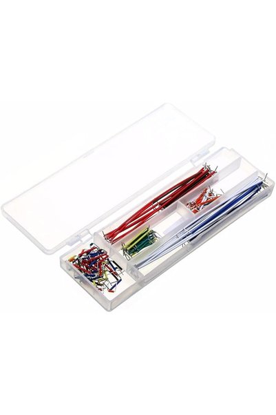 Generic 140pcs Solderless Breadboard Jumper 22 AWG Solid Wires Cable Kit Set ...