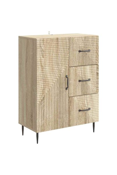 vidaxl Bufet Stejar Sonoma 66 x 34,5 x 89,5 cm Lemn prelucrat