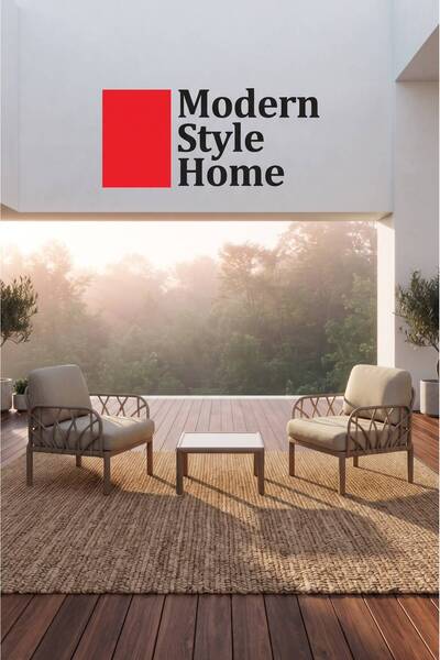 Modern Style Home Aspendos Su Geçirmez Kumaş, UV Dayanıklı Lüks Modüler Bahçe...