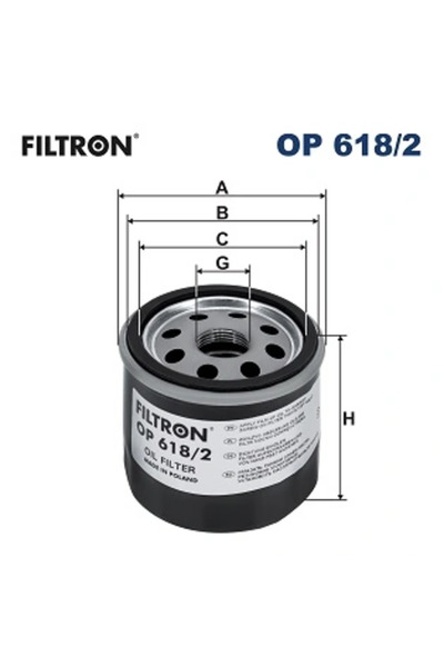 Filtron Filtru Ulei Daihatsu Altis Lexus Es/Lbx/Lm/Nx 2/Rx/Ux Mazda 2 Suzuki ...