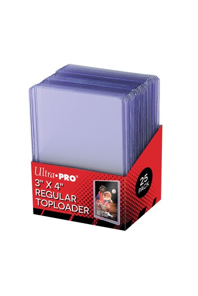 Ultra Pro Σετ 25 προστατευτικών TopLoader διαστάσεων 76 x 102 mm (3" x 4") γι...