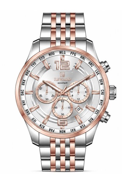 Reward Rd811973M Men's Wristwatch with Steel Strap