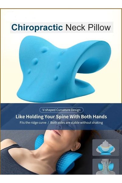 zeetwo Chiropractic Medical Pillow for Neck and Shoulders Pain Relief