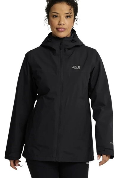 Jack Wolfskin MOONRISE 2 3IN1 JKT W Kadın Outdoor Montu (3'Ü 1 Arada) Siyah
