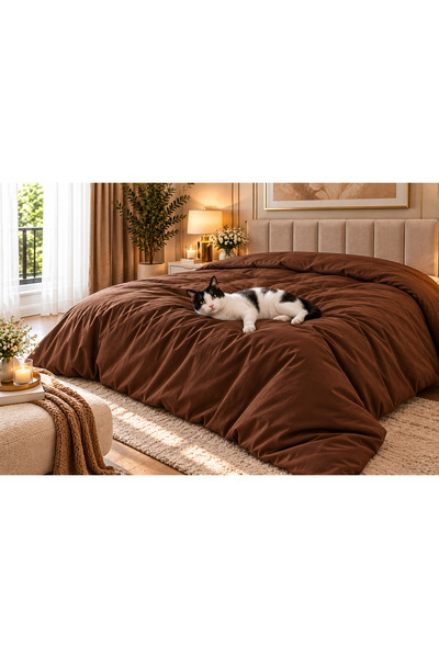 Liz Line Duvet cover in various colors, 140/210cm, from the "Monocrom" collec...