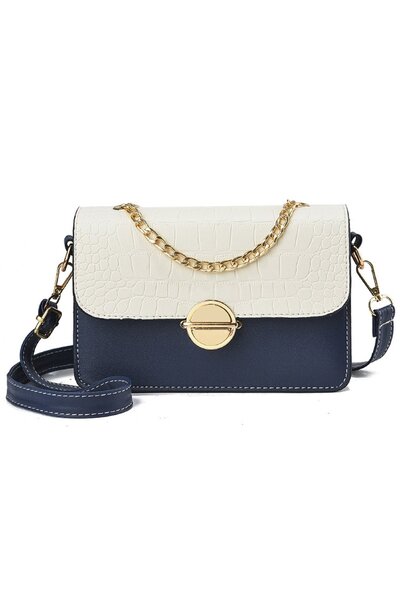 Noonedibs Geantă de umăr din piele PU pentru femei, geantă mică crossbody, ge...