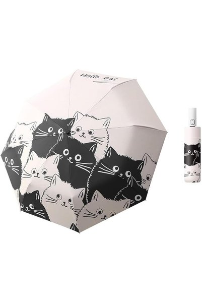 NALACAL Umbrellas Automatic Folding Rain and Sun Dual-Use Umbrella, Anti UV K...