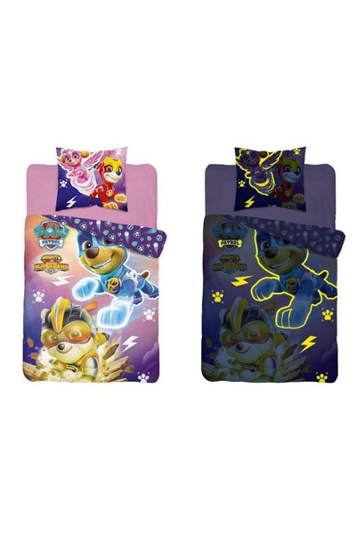 Detexpol Lenjerie de pat, Model Paw Patrol, Detexpol, Bumbac, 160 x 200 cm, S...