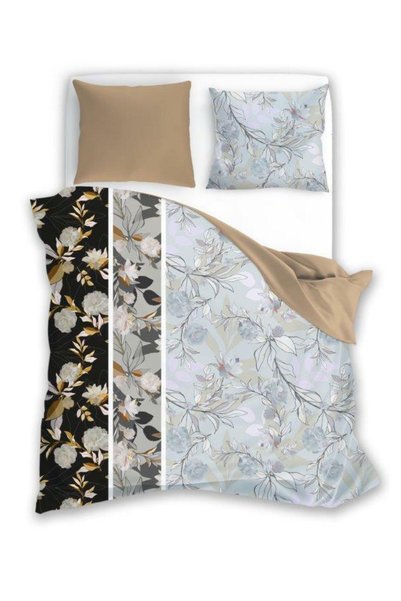 Faro Lenjerie de pat Elegant 010, Faro, Bumbac satinat, 160x200 cm, Multicolor