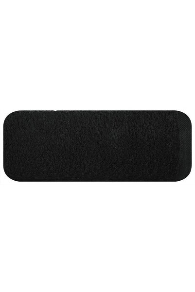 Eurofirany Prosop de baie, Eurofinary, Bumbac, 50 x 100 cm, Negru