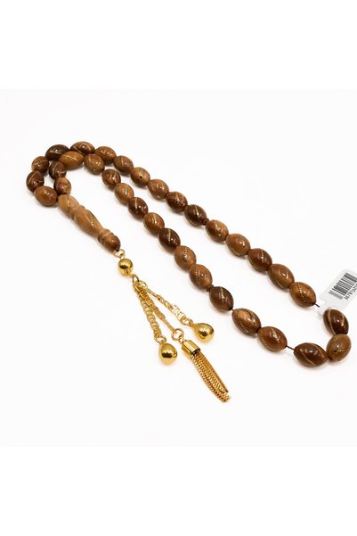 Generic Brand Coconut Shell Rosary Prayer Beads – 33 Beads, 9.5–14mm 49.5g