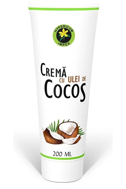 HYPERICUM Crema cu Ulei de Cocos Hypericum, cu ulei de cocos obtinut prin pre...