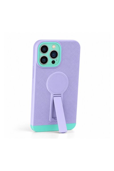 OEM Husă Armor Design cu stand pentru iPhone 13 Pro Max, Mov/Albastru, Suport...
