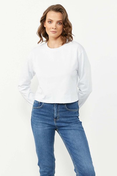 PAULMARK Basic Long Sleeve T-Shirt
