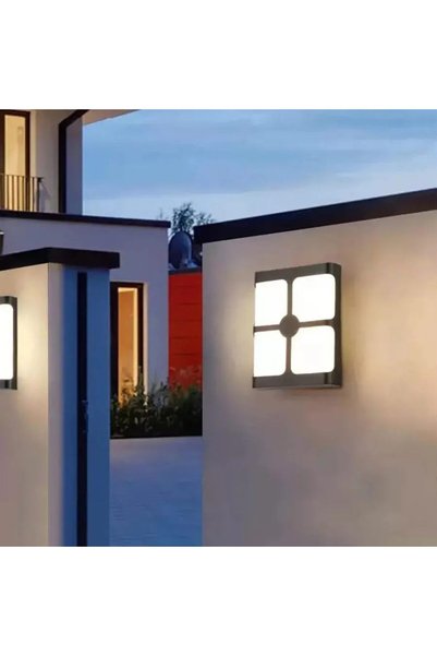 OEM Aplica LED exterior Timeea, 18W, Negru, 3000K – iluminat modern