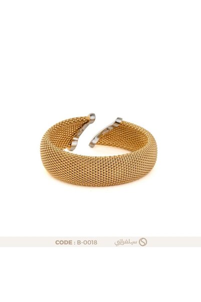 silveraty Milanese Mesh Bracelet 925 Sterling Silver, Rhodium and Gold Plated