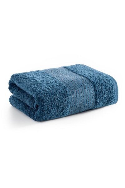 Eurofirany Prosop de maini bumbac 100% , culoare turcoaz inchis elegant, cati...
