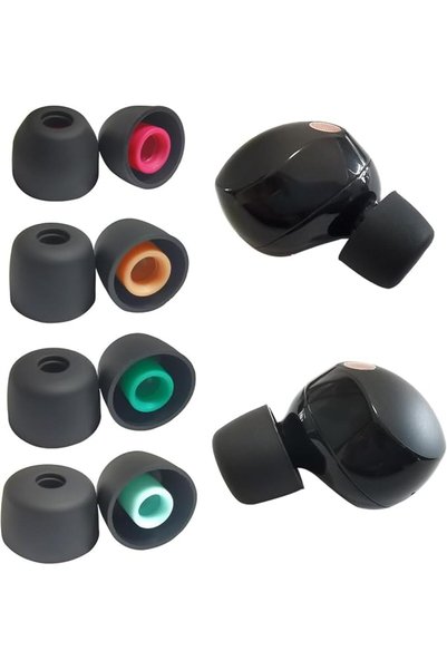 Generic 4 أزواج من أطراف الأذن المصنوعة من السيليكون الناعم لسماعات Sony WF-1...