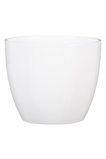 Scheurich Ghiveci plante rotund Ceramic Ø 16 cm, H14 cm, Alb