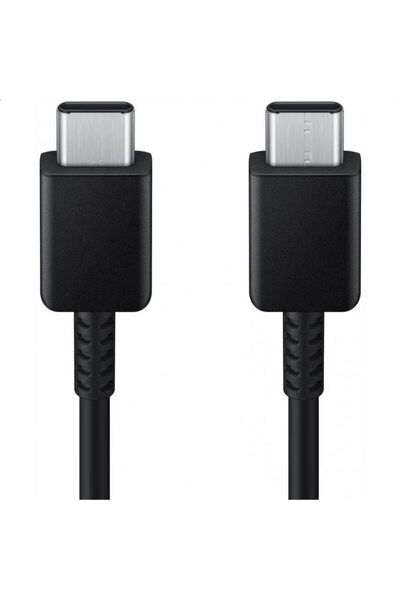 OEM Cablu de date și încărcare USB-C la USB-C Samsung, 25W, 1m, Negru