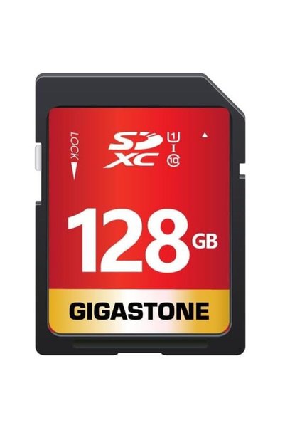 Gigastone Card SD de 128GB, SDXC UHS-I U1 clasa 10, video Full HD de mare vit...