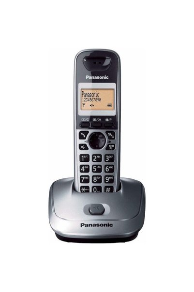 PANASONIC Telefon fără fir, Panasonic, KX-TG2511, Ecran de 1.4 inch, Gri metalic