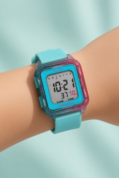 Jaga 10 Atm Waterproof Silicone Cord Children's Wristwatch (Suitable for Use ...