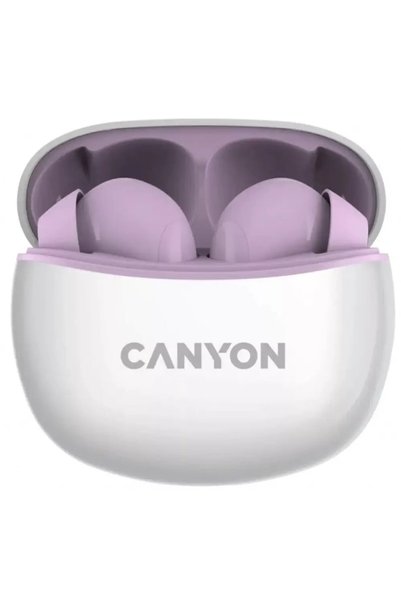 CANYON Căști True Wireless TWS-5, Bluetooth, Violet