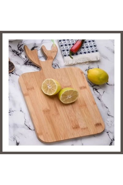 Generic Brand Deer Antler Wood Cutting Board 37X18 Nxrlvng