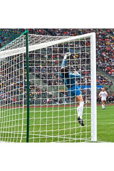 Huck Set de 2 plase albe de poartă de fotbal 1053-02, pentru porți de 7,32 × ...