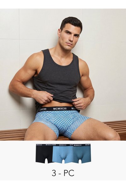 FAV Pack of 3 - Assorted Design Trunks