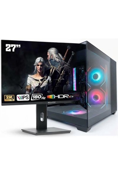 Other كمبيوتر ألعاب – معالج Intel Core i5-12400F، بطاقة رسومات RTX 5060، ذاكر...