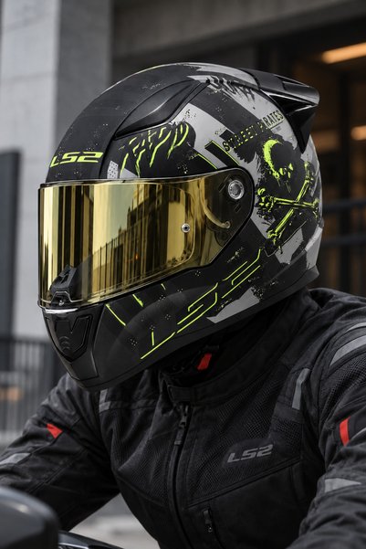 LS2 RAPID 2 PIRATES KASK RENKLİ VİZÖR