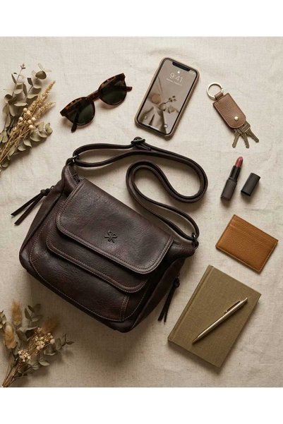 WİKİDAYS.S MODA TRENDİ حقيبة كتف IMP852 باللون البني