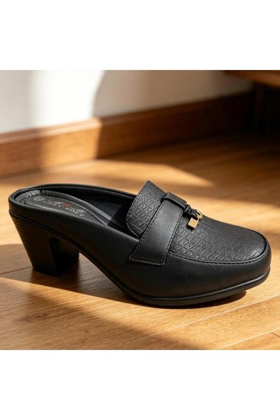 m&m Comfortable Heels - Black
