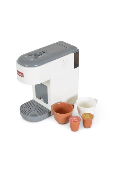 TEGOLE Play Coffee Maker, Real Sounds, Lights, Water, 2 Cups and Capsules Inc...